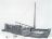 Durk Lourens van der Werft - Model van een potschip circa 1944.